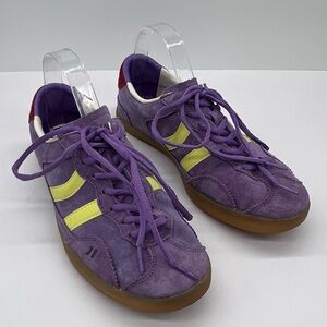 Coolway Purple, Yellow, Red Suede Sneakers 42 11